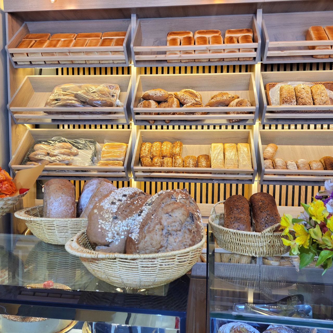 Bakery founder kneading dough